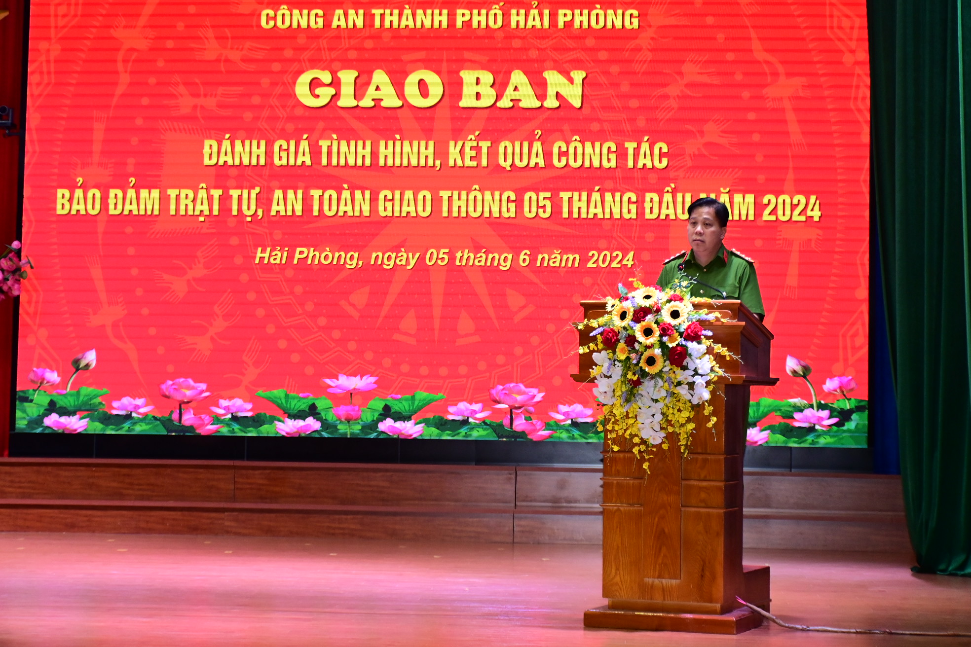 Giao ban đánh giá tình hình, kết quả công tác bảo đảm bảo TTATGT 05 tháng đầu năm 2024
